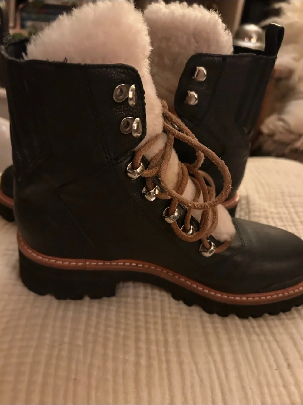 Marc Fisher black leather